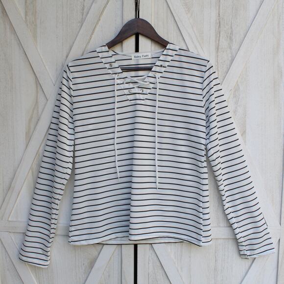 Ealey Fushi Striped Pullover Top XL - Picture 1 of 11